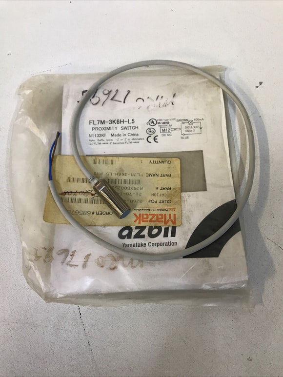 Azbil FL7M-3K6H-L5 Proximity Switch 100 mA DC12/24V