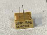 Honeywell Clarostat 363P Trimmer Potentiometer 1Meg.