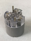*LOT OF 2* Pass & Seymour PS5269-XGRY 5-15R Straight Blade Connector 15A 125V 2P