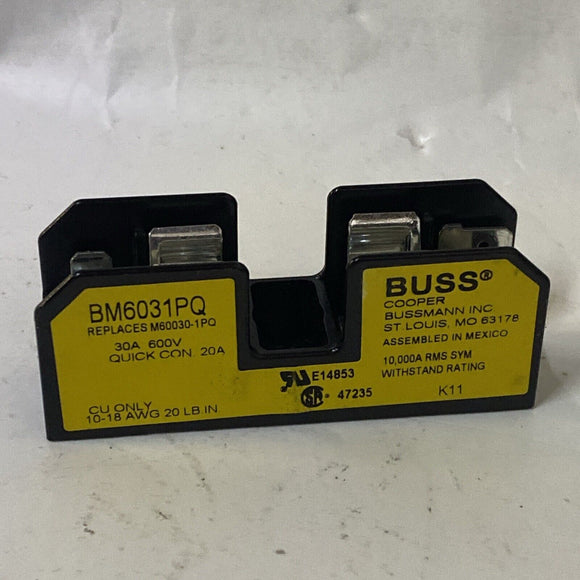 Cooper Bussman BM6031PQ  Fuse Holder Fuseblock