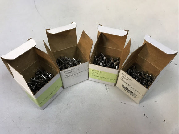 *Lot Of 200* Hodell-Natco MASC0040020CP Socket Cap Screw M4 X 20mm 4 Boxes Of 50