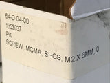 *Lot Of 194* Hodell-Natco MASC0020006CP Socket Cap Screw M2 - .40 X 6mm