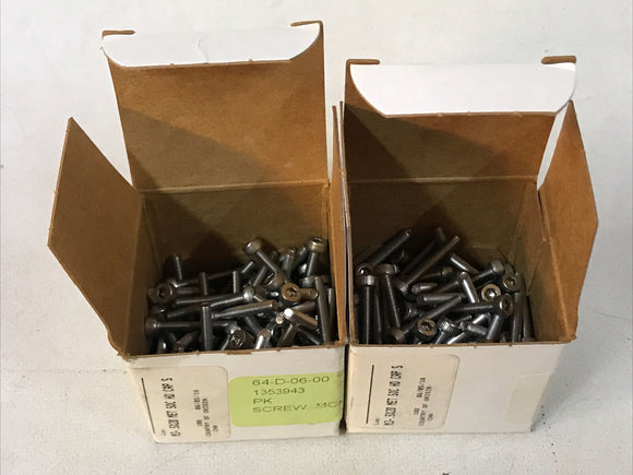 *Lot Of 200* MSC MASC0030020CP Socket Cap Screw M3 X 20mm 2 Boxes Of 100