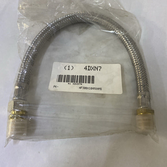 Grainger 4DXN7 Flex Hose 1/2” 200 PSI EPDM HF308X18HMXHMS