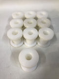 *LOT OF 10* Teflon Roller 2.25” Outer Dia 0.75” Inner Dia 2.5” Wide 2.6oz