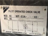 Daikin MP-03A-20-40 Pilot Operated Check Valve