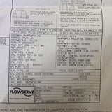 Flowserve QB 3875 5A4x  Pump Seal Series QB 2018652 A2R99794-01