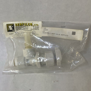 Serfilco 33-1798-1 Valve Stem Vent 3/8 NPT W/ 1/2 Hose Adapter