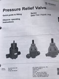 Stubbe 146688 DHV 712-R Pressure Relief Valve 0.3-10.0 Bar