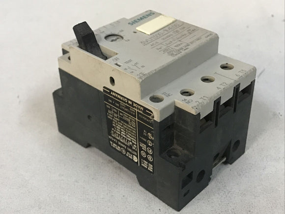 Siemens 3VU1300-1ME00 Starter Motor Protector 0.4-0.6Amp 3 Pole