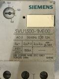 Siemens 3VU1300-1ME00 Starter Motor Protector 0.4-0.6Amp 3 Pole