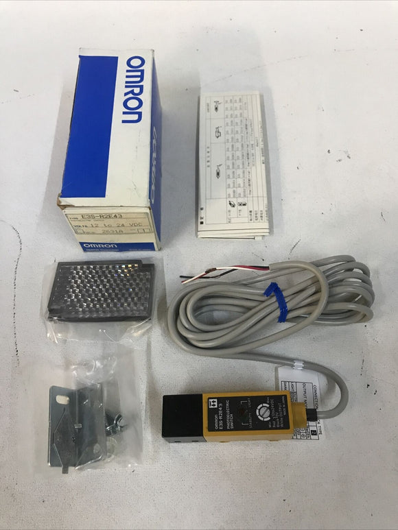 Omron E3S-R2E43 Photoelectric Switch 12-24 VDC