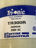 Gould/Shawmut TR300R Tri-Onic Dual Element Time Delay Fuse 300 Amp 250 Volt AC