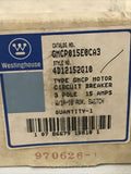 Westinghouse GMCP015E0CA3 15 AMP GMCP Motor Circuit Protector 1A 1B Aux