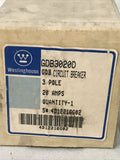 Cutler-Hammer GDB3020D, Industrial Circuit Breaker 480VAC, 125/250VDC 20A 3-Pole