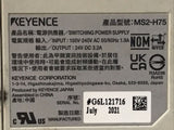 Keyence MS2-H75 Power Supply Output: 24V 3.2A Input: 100-240V 1.9A 50/60Hz (KB)