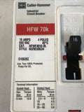 Cutler-Hammer HFWF4016 0L Ser. C 4 Pole Circuit Breaker 16 A 690 VAC 6629C59G34