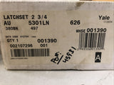 Yale 5301LN Latchset 2 3/4 AU 5300 LN Series NO LOCK