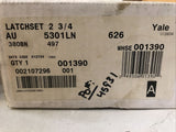 Yale 5301LN Latchset 2 3/4 AU 5300 LN Series NO LOCK