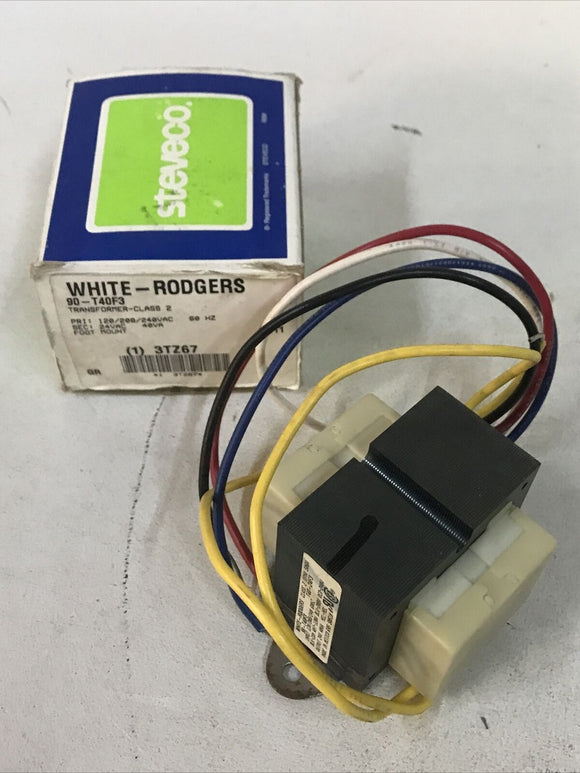 OEM White-Rodgers 90-T40F3 Class 2 Transformer 40VA 24VAC 60Hz Foot Mount