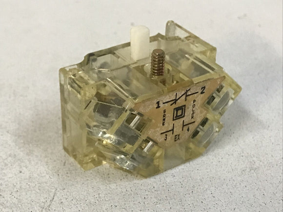 Square D 9001 KA1 Ser. H Fingersafe Contact Block