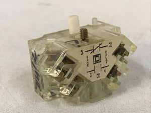 Square D 9001 KA1 Ser. J Fingersafe Contact Block