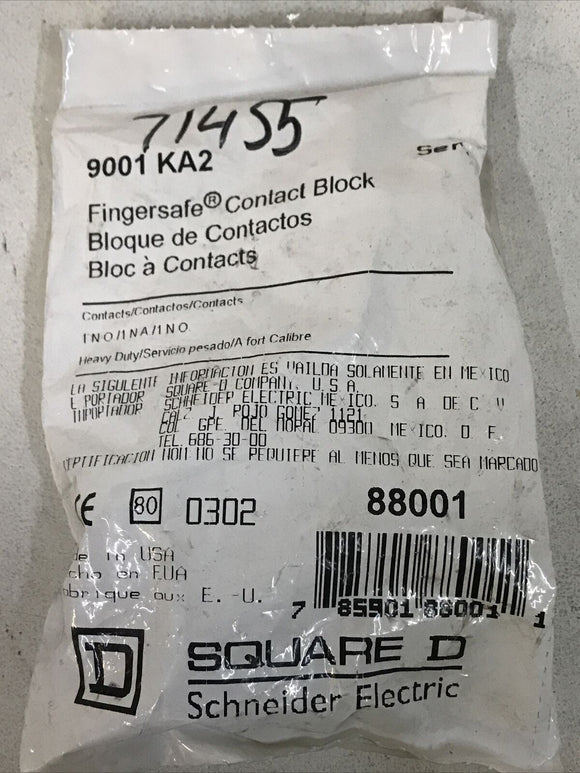 *SEALED* Square D Schneider 9001 KA2 Series K Contact Block
