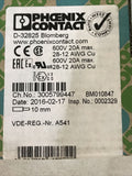 *SEALED BOX OF 50* Phoenix Contact ST 2,5 D-32825 600V 20A ST 2.5 mm 3031212