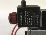 ASCO U8401B101 Solenoid Valve 120V 6.3W 20-150 PSI