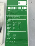 Cutler Hammer FI3050L Universal Line Circuit Breaker 3 Pole 50A 440VAC