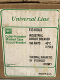 Cutler-Hammer Fi3160LS Industrial Circuit Breaker 160A 3 Pole