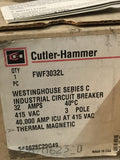 Cutler Hammer FWF3032L 32A 3Pole Eaton Series Molded Case Circuit Breaker