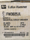 Cutler-Hammer FW3025JL FW40K 25A 3 Pole Circuit Breaker