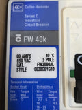 Cutler-Hammer FW3080JL FW40K 80A 3 Pole Circuit Breaker