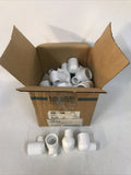 *BOX OF 50* Lasco 406-130 1" x 1/2" 90 Deg. Reducing Elbow PVC Sch 40 Slipxslip