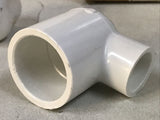 *BOX OF 50* Lasco 406-130 1" x 1/2" 90 Deg. Reducing Elbow PVC Sch 40 Slipxslip