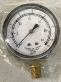Marsh Bellofram G22705 Gauge 2-1/2", 1/4 Npt 0-60” Of H2O & KPA Lower Mount