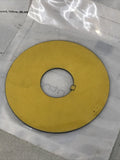 (LOT OF 10) C3 Controls LPRJYW-00 Blank Yellow Jumbo Round Legend Plate 30mm