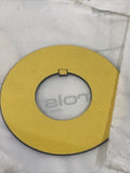 (LOT OF 5) C3 Controls LPRMYW-00 Blank Yellow Legend Button Label Plate 30mm