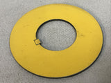 (LOT OF 12) C3 Controls LPRMYW-00 Blank Yellow Legend Button Label Plate 30mm