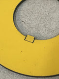 (LOT OF 12) C3 Controls LPRMYW-00 Blank Yellow Legend Button Label Plate 30mm