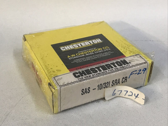 *SEALED* Chesterton SAS-10/32I SRA CR 050157 1.250 Dia Shaft, Seal Size -10/32I