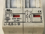 F&G  L7-0,5/2/D Circuit Breaker 400V 5kA