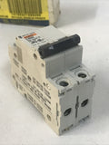Merlin Gerin Multi-9 C60N C20 2-Pole Circuit Breaker 480V 5A Type C Curve