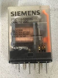 Siemens 3TX7110-5BB03C Relay Plug-In General Purpose 15A 12VDC Coil SPDT