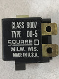 Square D 9007 DO-5 Series A Snap Switch 9007-DO5
