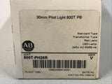 Allen Bradley 800T-PH26R Ser. V 30mm Pilot Light Red