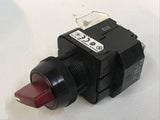 Allen-Bradley 800H-16JRR2KB7AX Ser. F Selector Switch Illuminated 3POS 120VAC