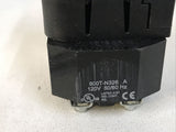 Allen-Bradley 800H-16JRR2KB7AX Ser. F Selector Switch Illuminated 3POS 120VAC