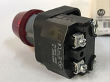 Allen Bradley 800T-PH26R Ser. V 30mm Pilot Light Red Standard Type